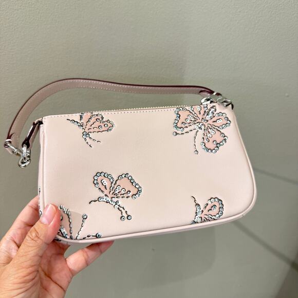 Coach Nolita 19 With Sparkly Butterfly Print CCF58‼️choose 1 color‼️ - Picture 5 of 15